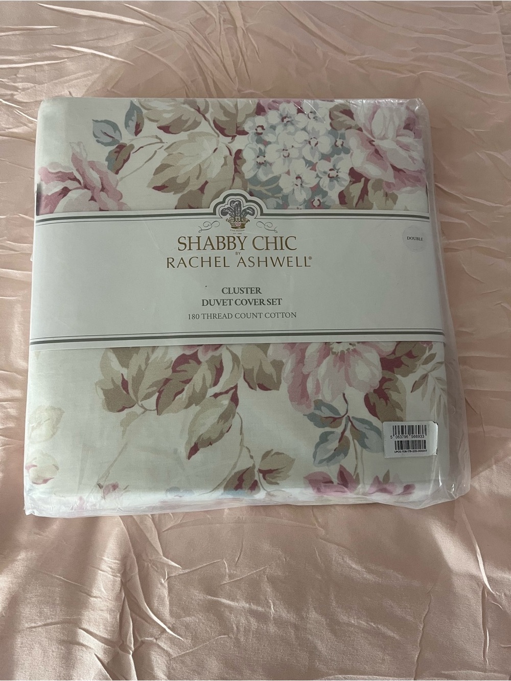 Shabby Chic by Rachel Ashwell Cluster Floral Duvet Cover - Pink/Cream - Picture 2 of 9